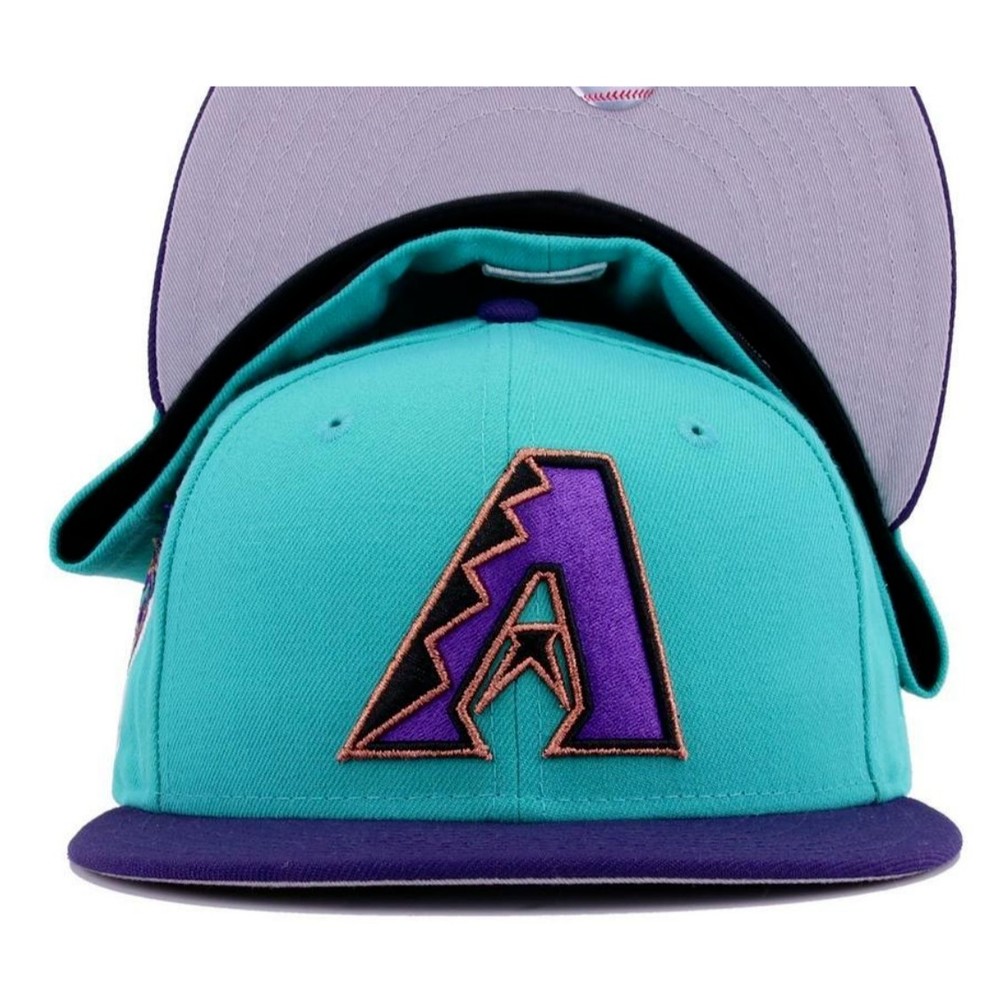 New Era Arizona Diamondbacks 59FIFTY Fitted Hat 98 Inaugural Season Size 7 1/2